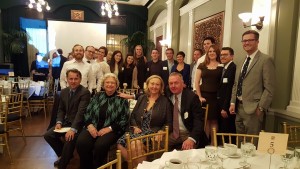 Members gathered for a group photo at the 2015 fall dinner